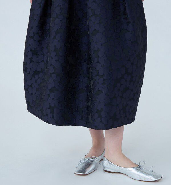 TOMORROWLAND collection「ロリエフフルール バレルスカート」|スカート|