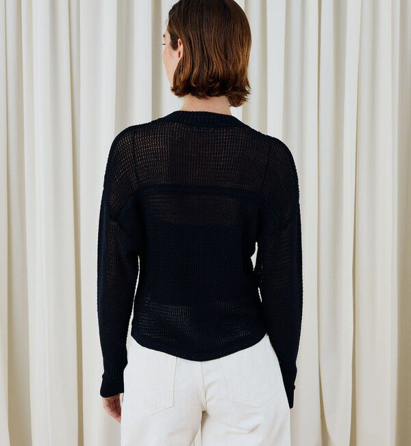 DES PRES「コットンポリエステルコイルヤーン ジップアップカーディガン」|カーディガン|