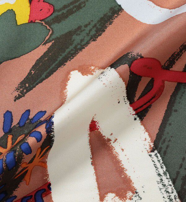 TOMORROWLAND GOODS「【別注】manipuri  FLOWER スカーフ」|バンダナ・スカーフ|