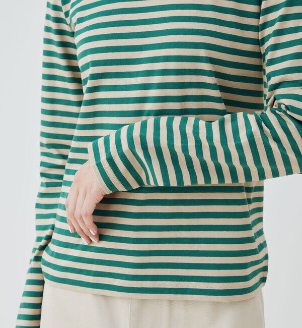 TOMORROWLAND GOODS「【別注】Le minor  ロングスリーブ ボーダー カットソー」|Tシャツ・カットソー|