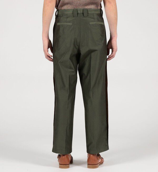 TOMORROWLAND MENS「コードシルクタフタ ペグトップワイドパンツ」|その他|