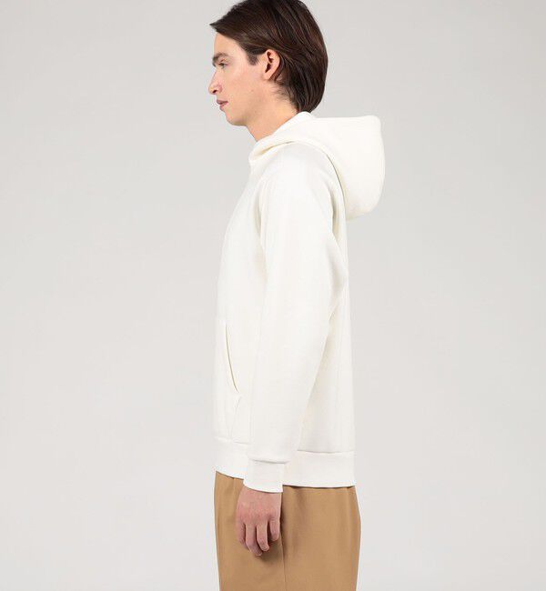 TOMORROWLAND MENS「スビンコットン ダンボール ハーフジップ パーカ」|パーカー|