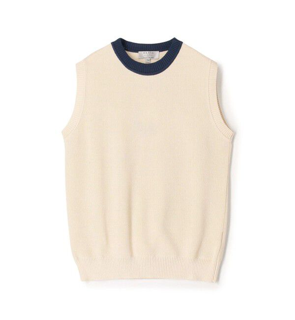 TOMORROWLAND BUYING WEAR「【別注】Raffa Molina コットン クルーネック ニットベスト」|ニット・セーター|12 ホワイト系