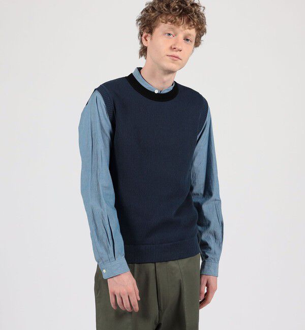 TOMORROWLAND BUYING WEAR「【別注】Raffa Molina コットン クルーネック ニットベスト」|ニット・セーター|