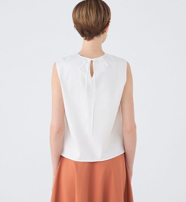 TOMORROWLAND collection「ミッシェルエンブロイダリー ノースリーブブラウス」|シャツ・ブラウス|