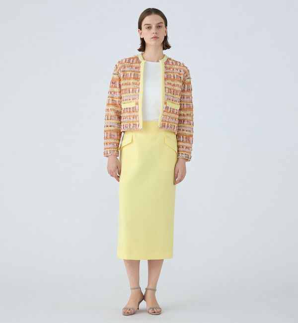 Ballsey「マテリアルミックスツイード ショートカーディガン」|カーディガン|