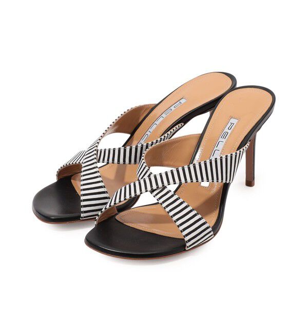 TOMORROWLAND GOODS「PELLICO STRIPE ヒールサンダル」|サンダル|
