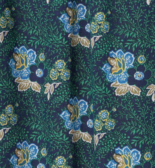 SOULEIADO「レーヨンプリント ティアードフリルスカート」|フレア|