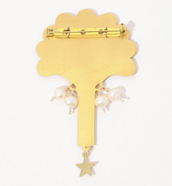 TOMORROWLAND GOODS「MERCEDES SALAZAR GOLDEN PALM ブローチ」|ブローチ・コサージュ|