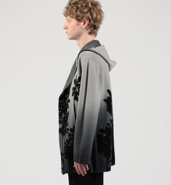 JAMES PERSE「オンブレパーム カシミア フーデッドカーディガン MCG2153」|カーディガン|