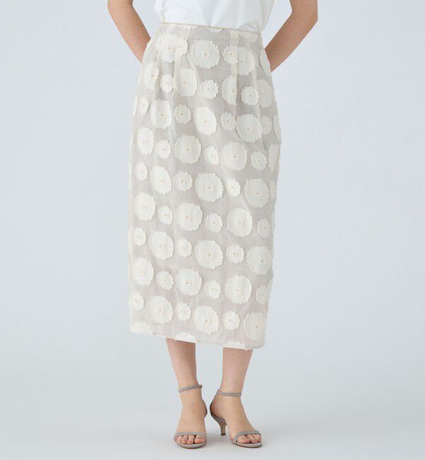 Ballsey「シアーウェーブジャカード コクーンスカート」|スカート|