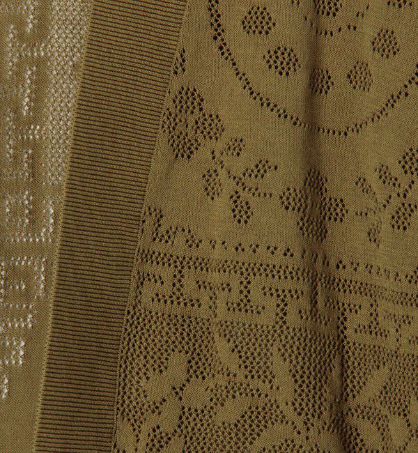 GALERIE VIE「 メッシュワーク Vネックカーディガン」|カーディガン|