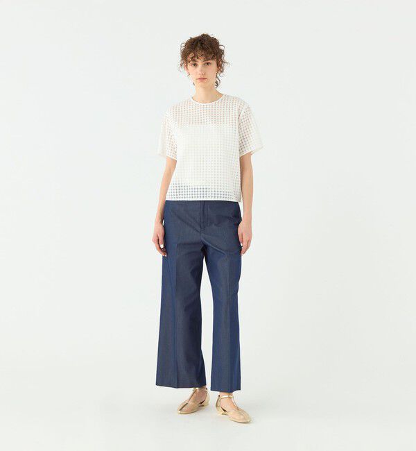 TOMORROWLAND collection「ピッコロドット ハーフスリーブブラウス」|シャツ・ブラウス|