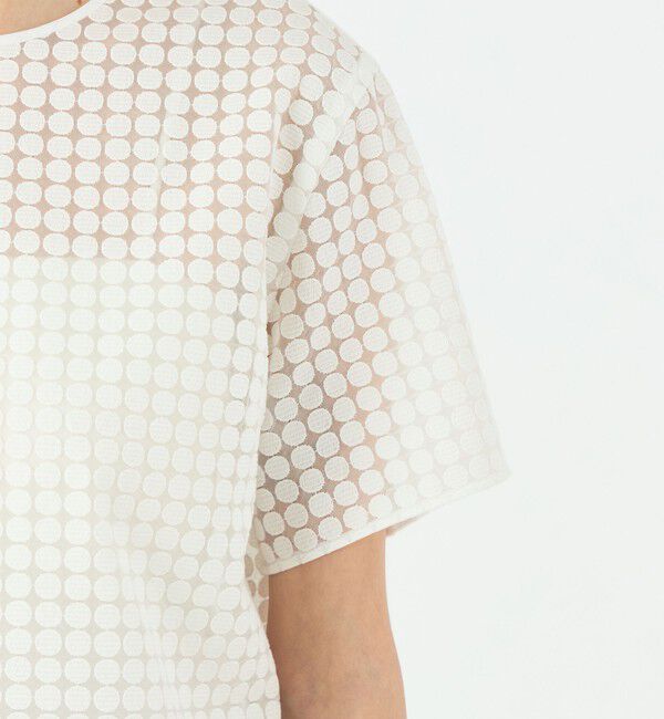 TOMORROWLAND collection「ピッコロドット ハーフスリーブブラウス」|シャツ・ブラウス|