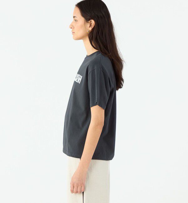 MACPHEE「コットンロゴプリント Tシャツ」|Tシャツ・カットソー|