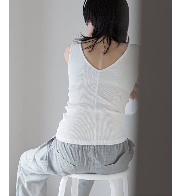 EMILYWEEK「【ROOM】カップ付きリブテレコタンクトップ」|インナー|