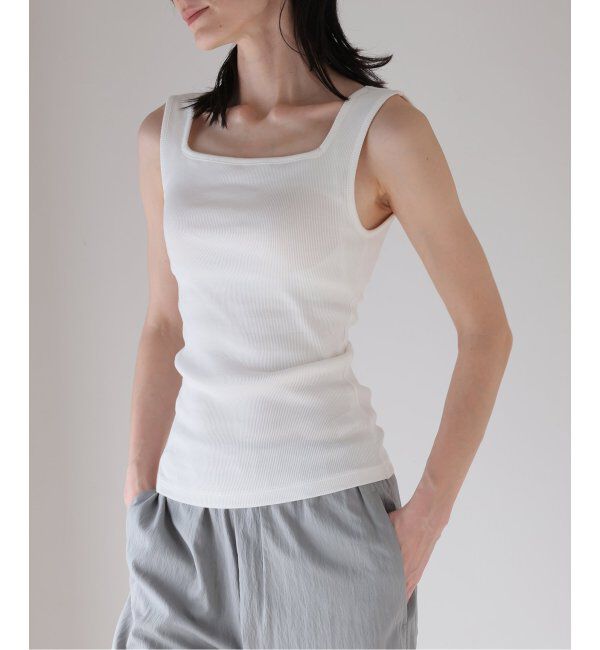 EMILYWEEK「【ROOM】カップ付きリブテレコタンクトップ」|インナー|