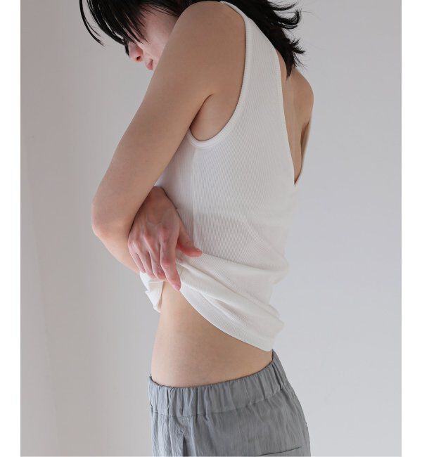 EMILYWEEK「【ROOM】カップ付きリブテレコタンクトップ」|インナー|