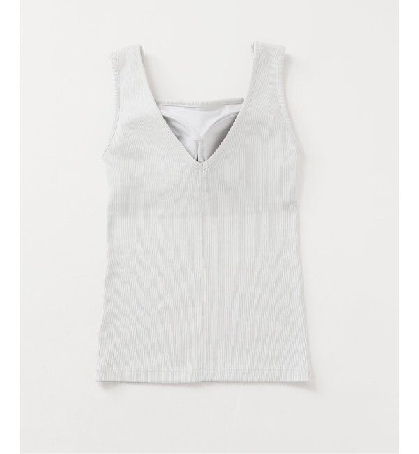EMILYWEEK「【ROOM】カップ付きリブテレコタンクトップ」|インナー|