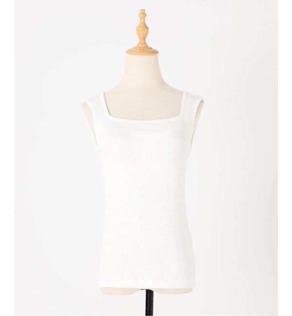 EMILYWEEK「【ROOM】カップ付きリブテレコタンクトップ」|インナー|