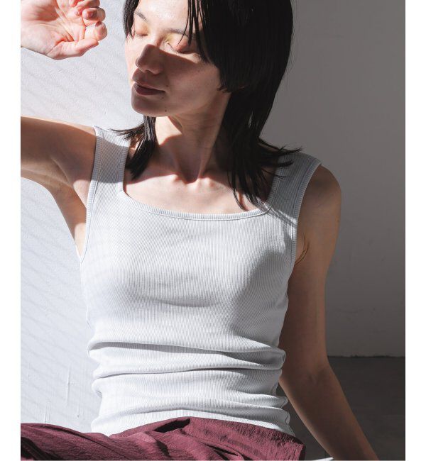 EMILYWEEK「【ROOM】カップ付きリブテレコタンクトップ」|インナー|