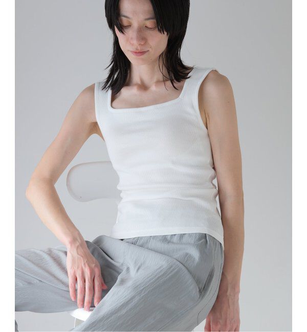 EMILYWEEK「【ROOM】カップ付きリブテレコタンクトップ」|インナー|