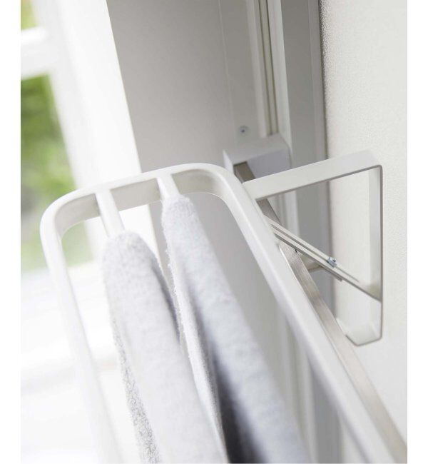 journal standard Furniture「《WEB限定》【tower/タワー】浴室扉タオル掛け上 バスタオルハンガー」|トイレタリー・ランドリーグッズ|