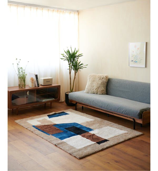 journal standard Furniture「GEOMETRIC RUG 140&times;200　ジオメトリックラグ」|その他|