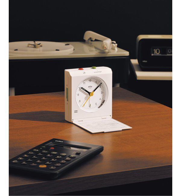 journal standard Furniture「★【BRAUN/ブラウン】 ALARM CLOCK BC05W　置時計」|クロック・置時計|ホワイト