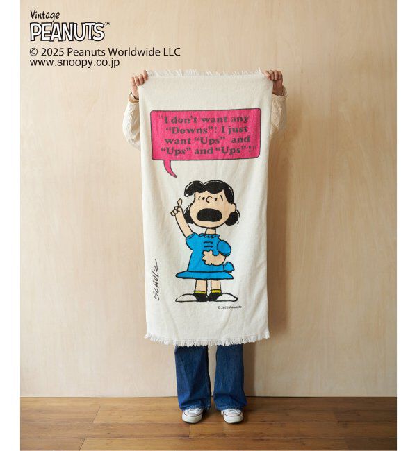 journal standard Furniture「【PEANUTS&times;JOURNAL STANDARD FURNITURE】BATH TOWEL　バスタオル」|タオル|ピンク