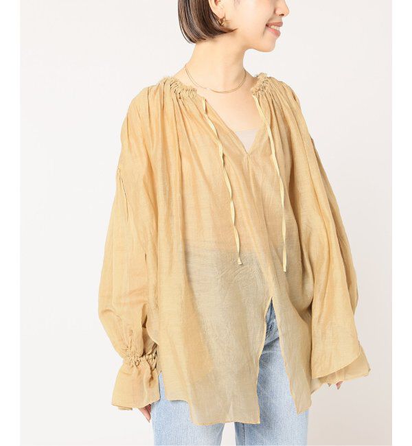 Plage「【enrica/エンリカ】 別注 VOLEME スリーブブラウス」|シャツ・ブラウス|