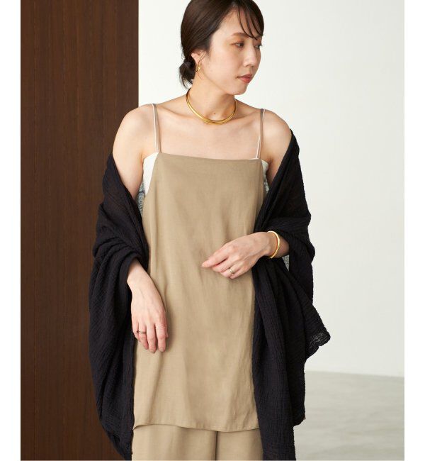 Plage「《追加》fibril linen 混 キャミソール」|キャミソール|
