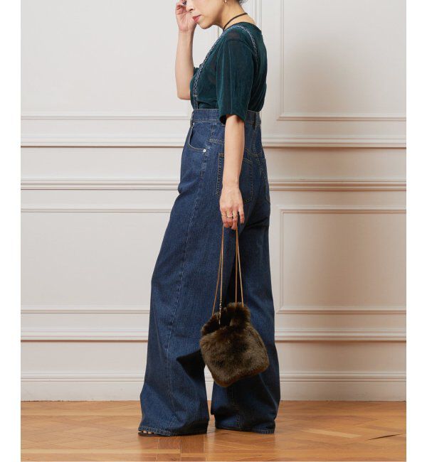 IENA LA BOUCLE「《追加》IENA LA BOUCLE ハイエストウエストデニムパンツ2」|デニム|