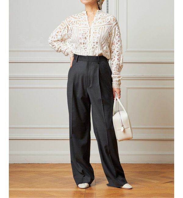 IENA LA BOUCLE「《追加》IENA LA BOUCLE バテンレースブラウス」|シャツ・ブラウス|