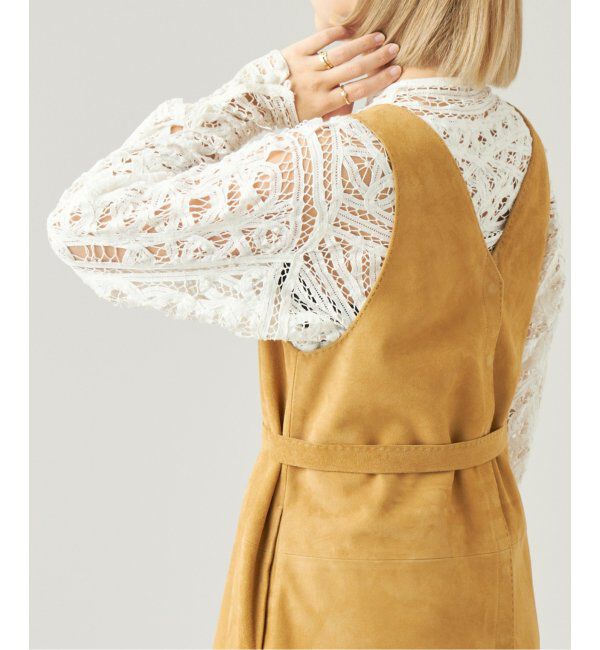 IENA LA BOUCLE「《追加》IENA LA BOUCLE バテンレースブラウス」|シャツ・ブラウス|