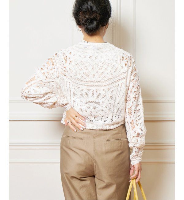IENA LA BOUCLE「《追加》IENA LA BOUCLE バテンレースブラウス」|シャツ・ブラウス|