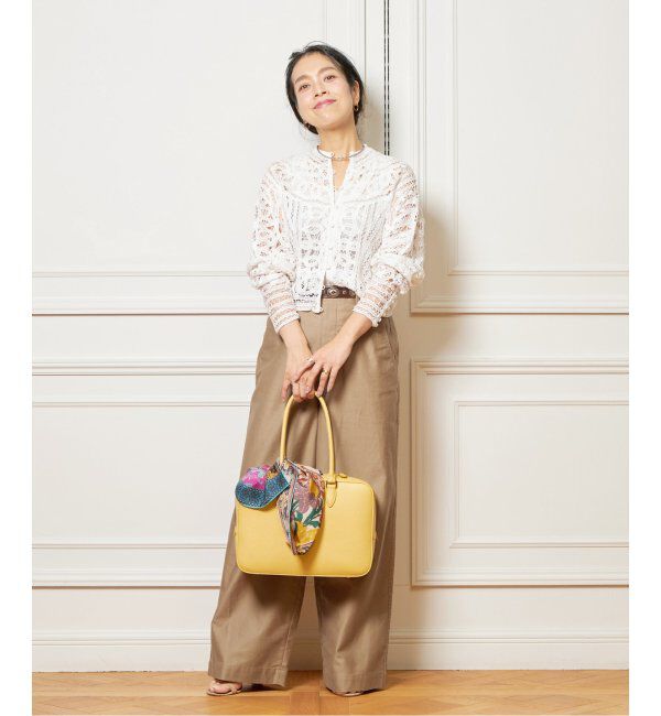 IENA LA BOUCLE「《追加》IENA LA BOUCLE バテンレースブラウス」|シャツ・ブラウス|