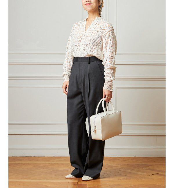 IENA LA BOUCLE「《追加》IENA LA BOUCLE バテンレースブラウス」|シャツ・ブラウス|