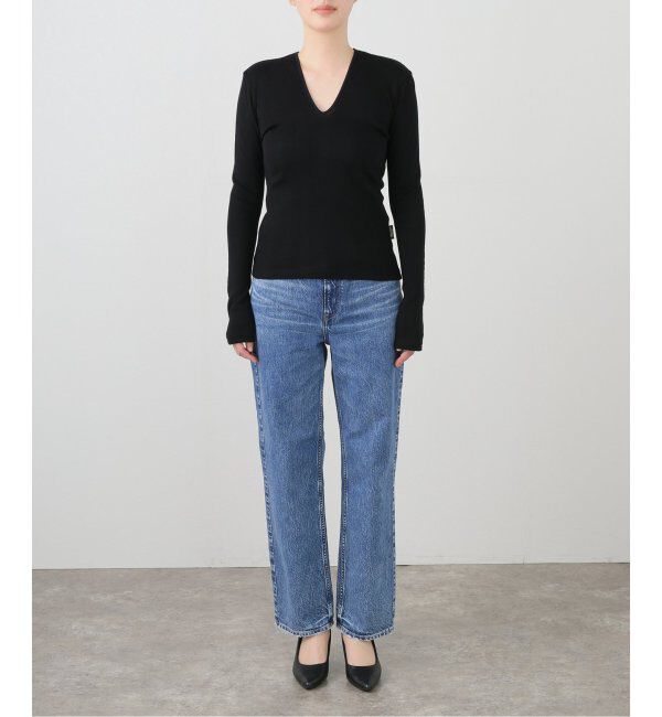 IENA LA BOUCLE「PHOTOCOPIEU/フォトコピュー Vネックトップ」|Tシャツ・カットソー|