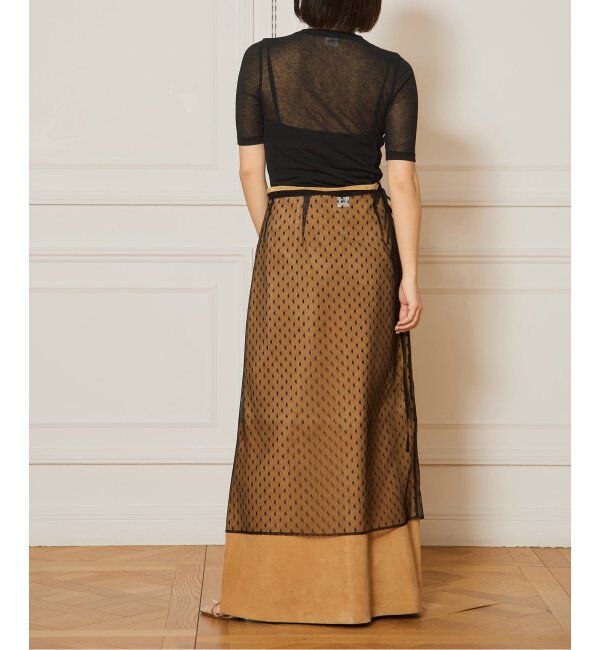 IENA LA BOUCLE「《追加》IENA LA BOUCLE 水撚りガスフライス半袖プルオーバー」|Tシャツ・カットソー|