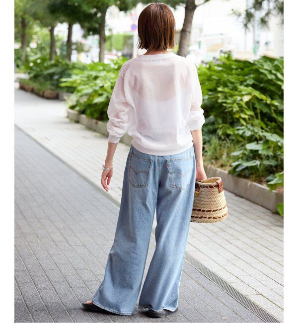 SLOBE IENA「《追加》リネン混シアーカーディガン」|カーディガン|