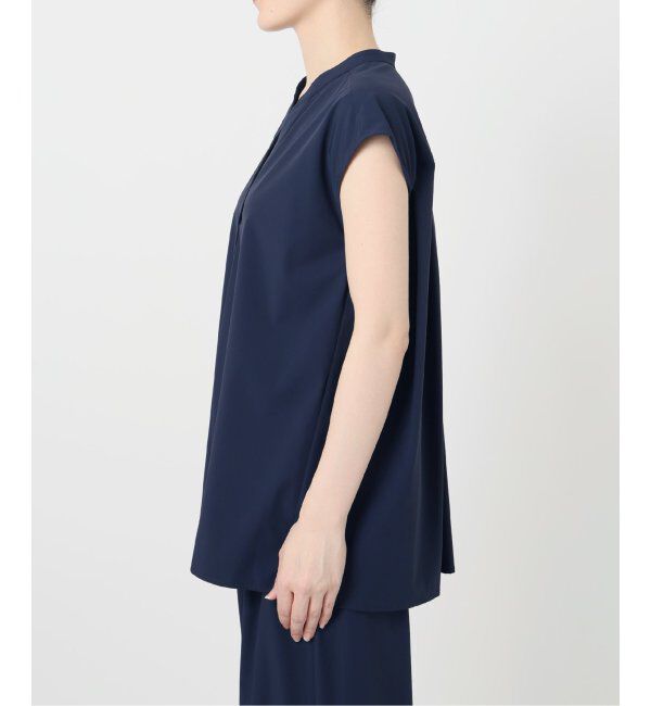 SLOBE IENA「《防しわ性/撥水/接触冷感/2枚セット》ナイロンブラウス&times;パンツセット」|シャツ・ブラウス|