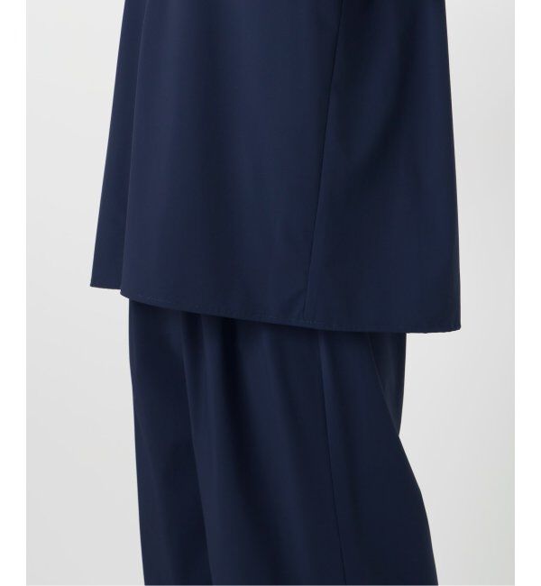 SLOBE IENA「《防しわ性/撥水/接触冷感/2枚セット》ナイロンブラウス&times;パンツセット」|シャツ・ブラウス|