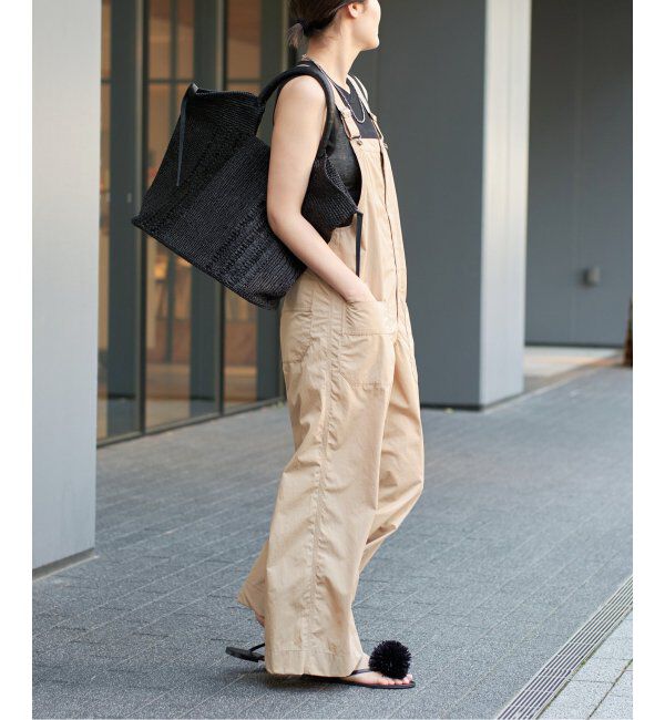 IENA LA BOUCLE「IENA LA BOUCLE 撥水ナイロンタフタオーバーオール」|オールインワン|