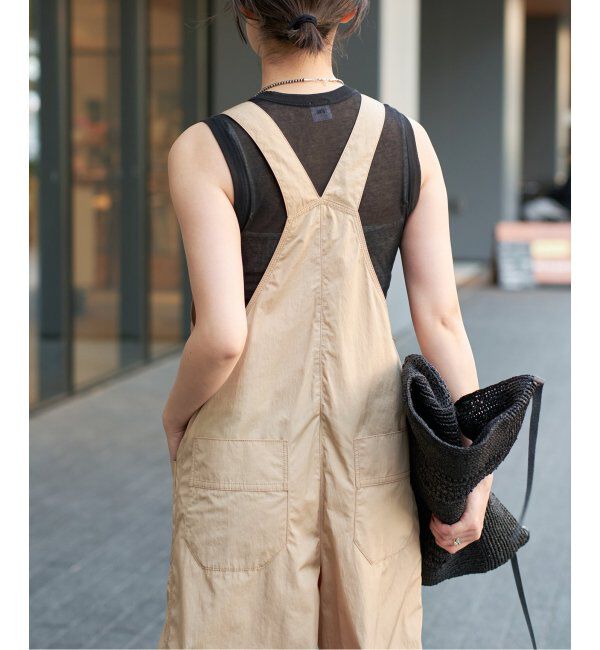 IENA LA BOUCLE「IENA LA BOUCLE 撥水ナイロンタフタオーバーオール」|オールインワン|