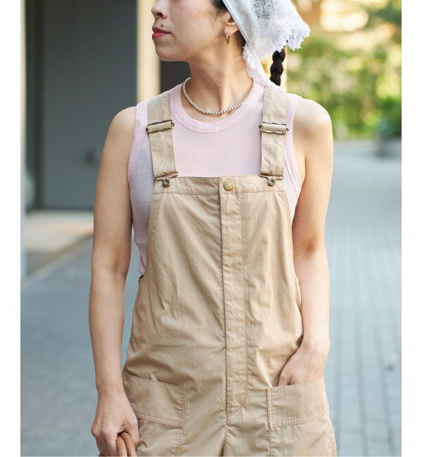 IENA LA BOUCLE「IENA LA BOUCLE 撥水ナイロンタフタオーバーオール」|オールインワン|