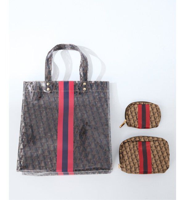 VERMEIL par iena「VERMEIL モノグラムポーチM」|ポーチ|