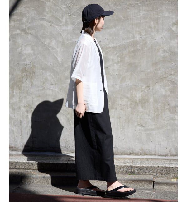 SLOBE IENA「《WEB限定/追加》リネンレーヨンノースリーブナローワンピース」|ワンピース|