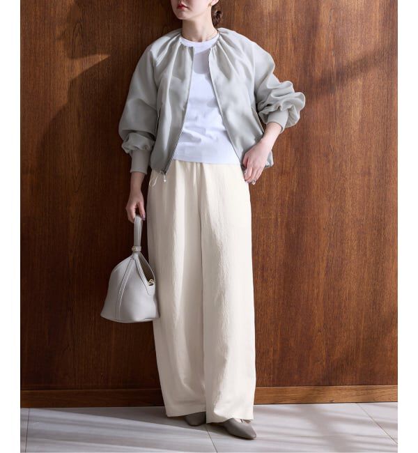 IENA「《予約》アンティークサテン イージーパンツ」|その他|