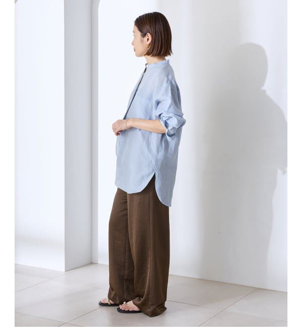 IENA「《予約》アンティークサテン イージーパンツ」|その他|